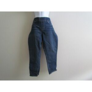 Denizen Levi's Modern Pull-On Crop Jeans‎ 14 Dark Blue Stretch Denim High Rise